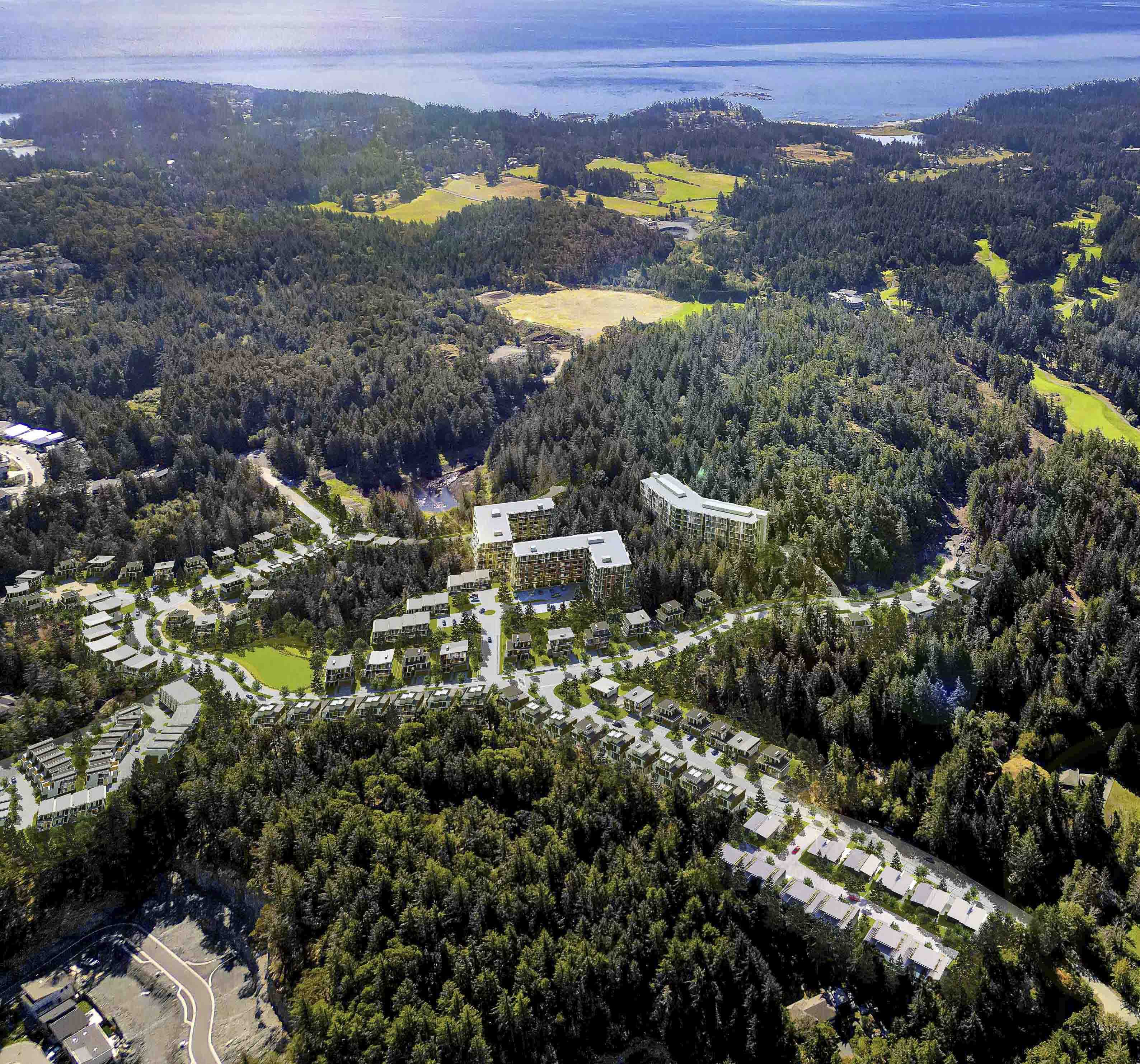 Olympic View Living Phase 2 aerial view